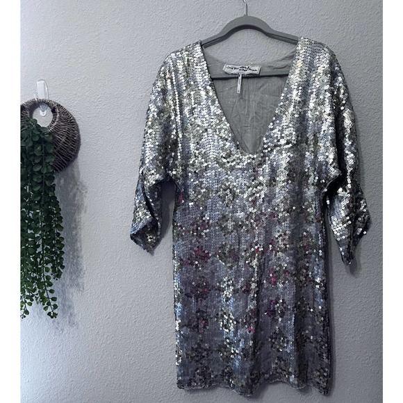 Jen’s Pirate Booty for Free People Checkered Boombox Mini Dress Med / Lg NWOT - Picture 11 of 15